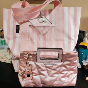 Victoria's Secret Pink Tote 4pc Bag Set